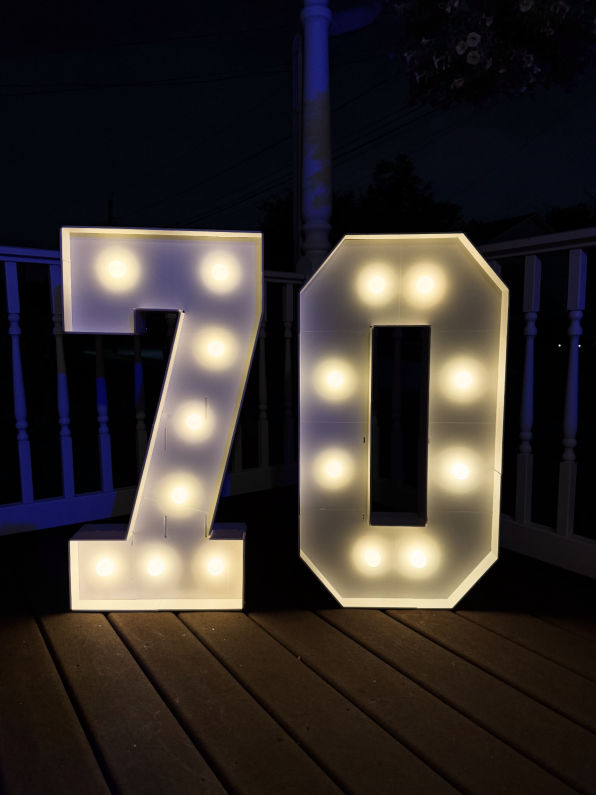 70 Marquee Numbers