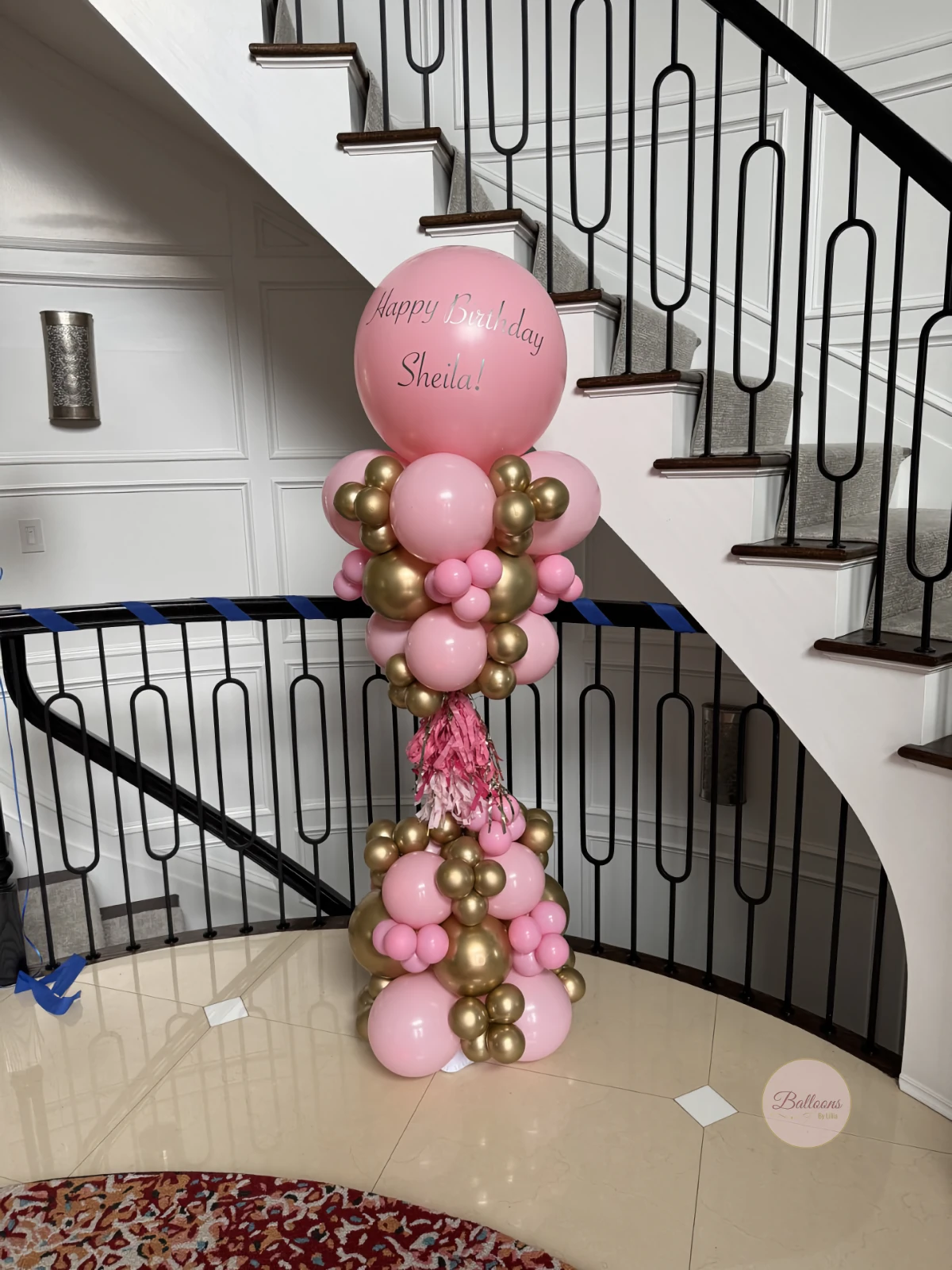 Corporate Balloon Decor Columns in NJ and NYC