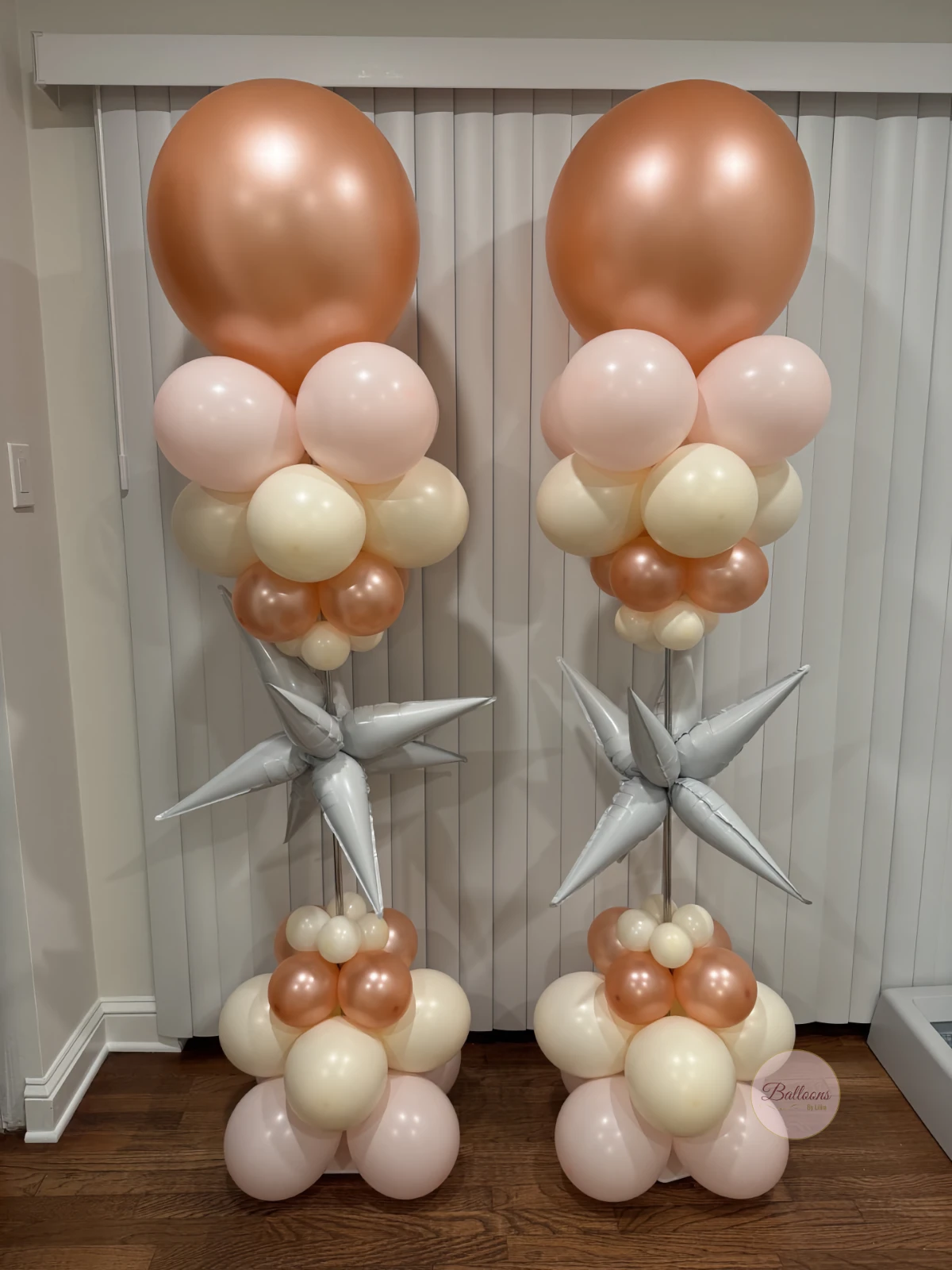 Corporate Balloon Decor Columns in NJ and NYC