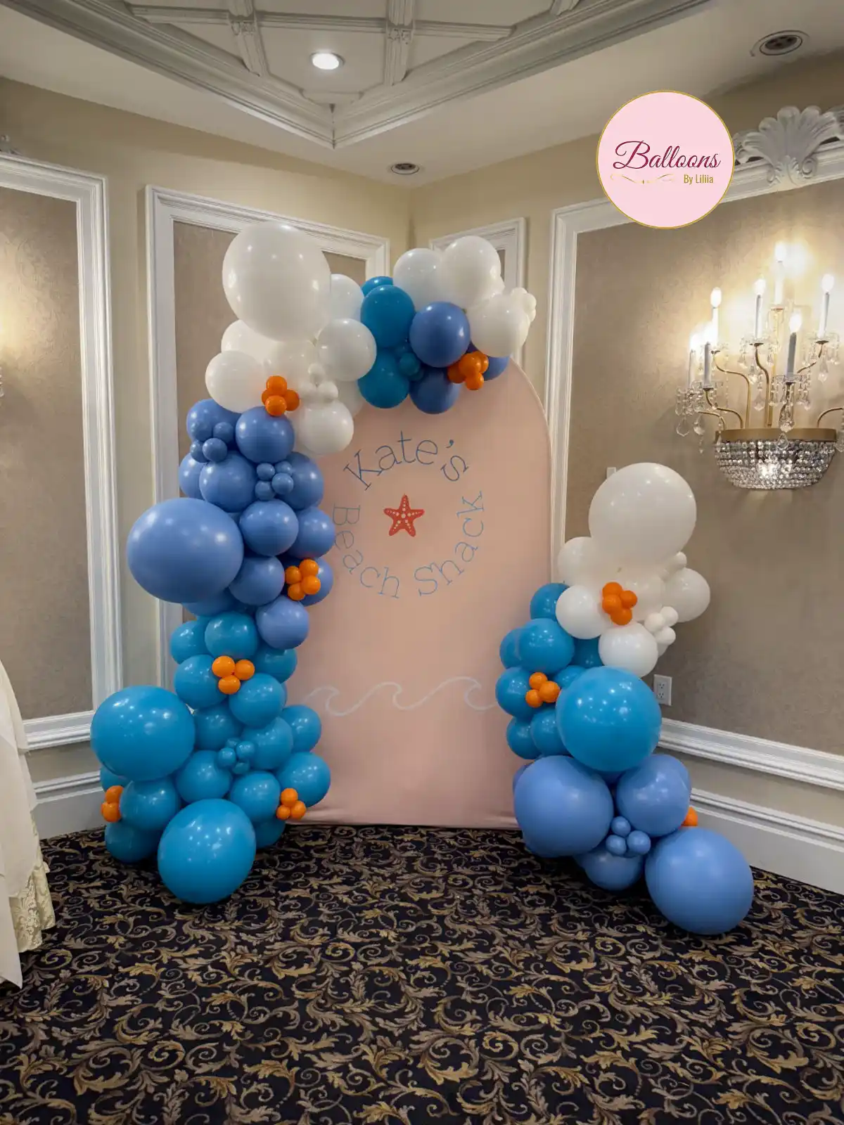 custom balloon decor for bat mitzvah celebration NYC