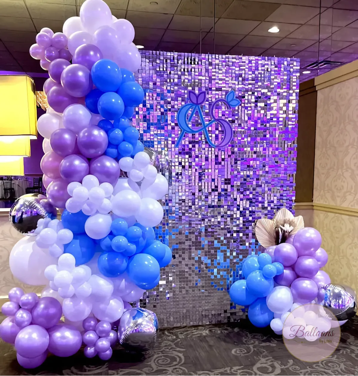 bar mitzvah balloon decorations in New Jersey event venue