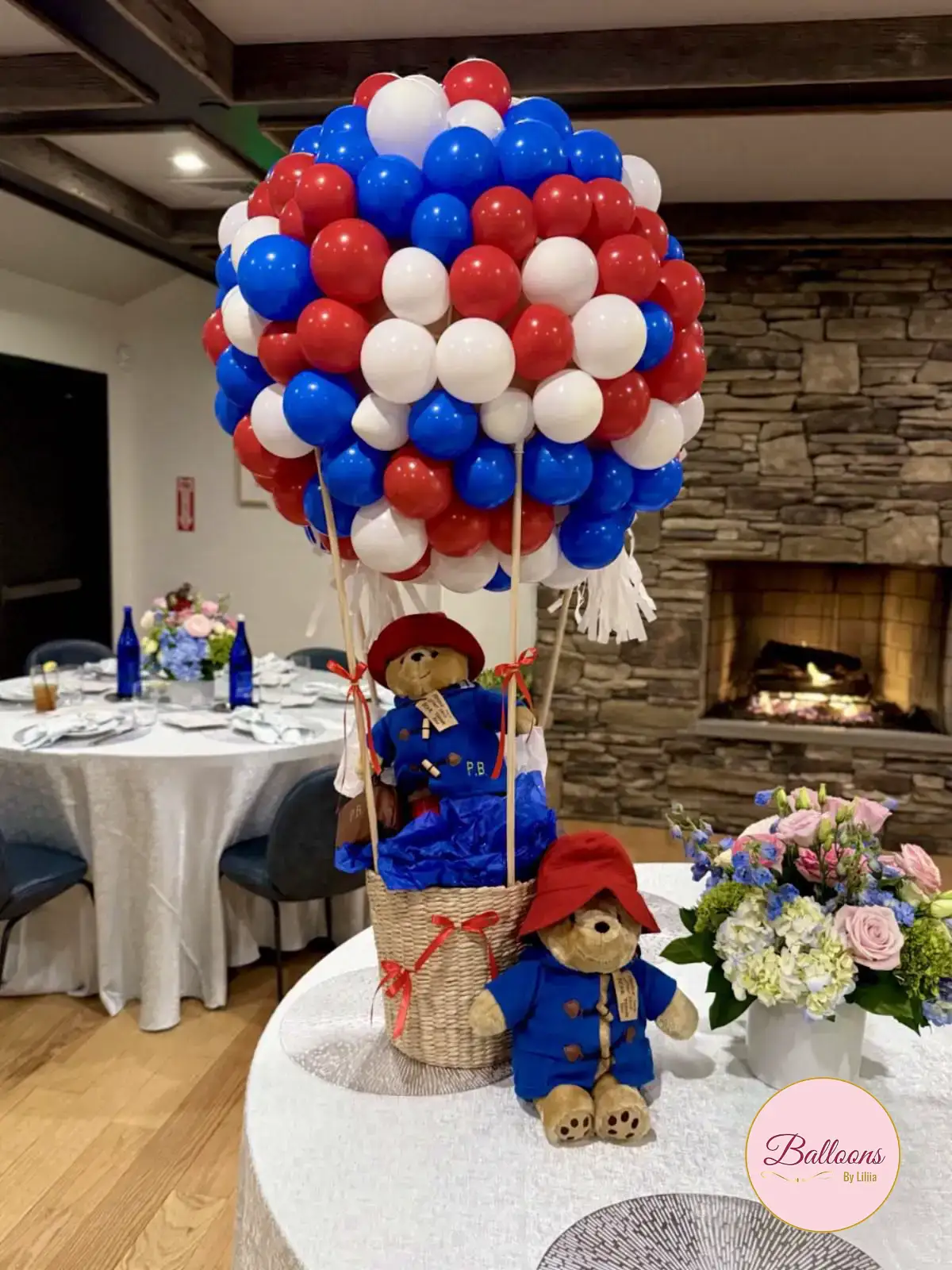 Blue Red Bear Hot Air Balloon in  NJ and NYC