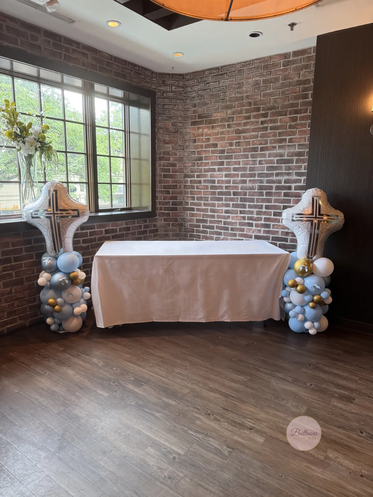 Corporate Balloon Decor Columns in NJ and NYC
