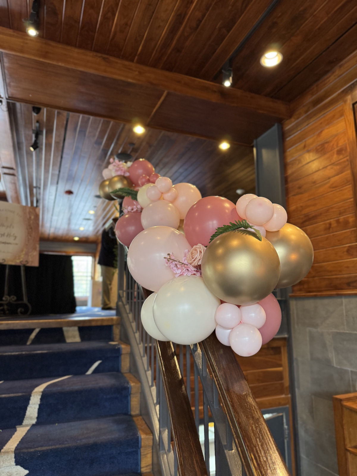 Pink Gold Balloon Garland