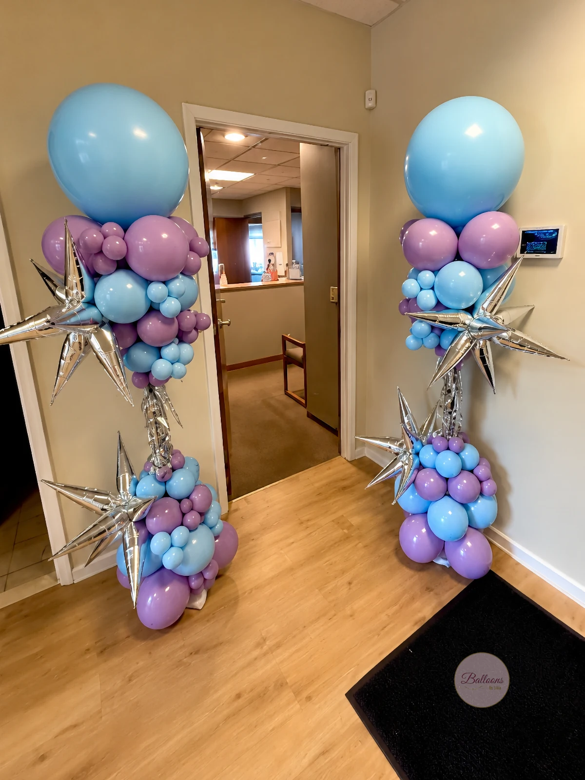 Corporate Balloon Decor Columns in NJ and NYC