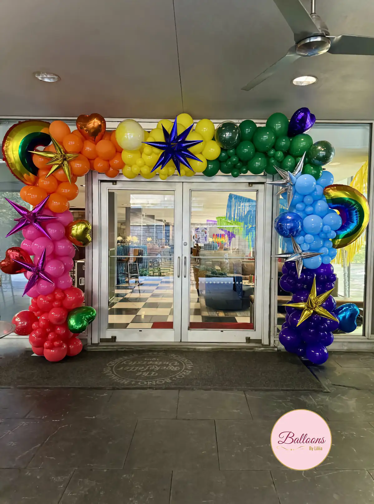 luxury balloon decor for corporate event in Manhattan