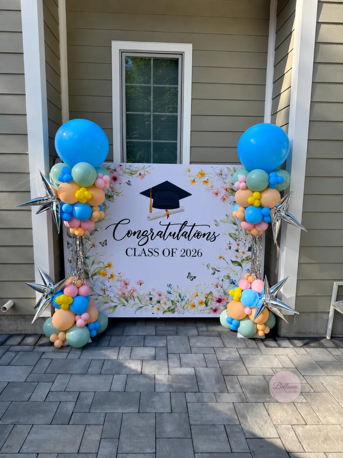 Corporate Balloon Decor Columns in NJ and NYC