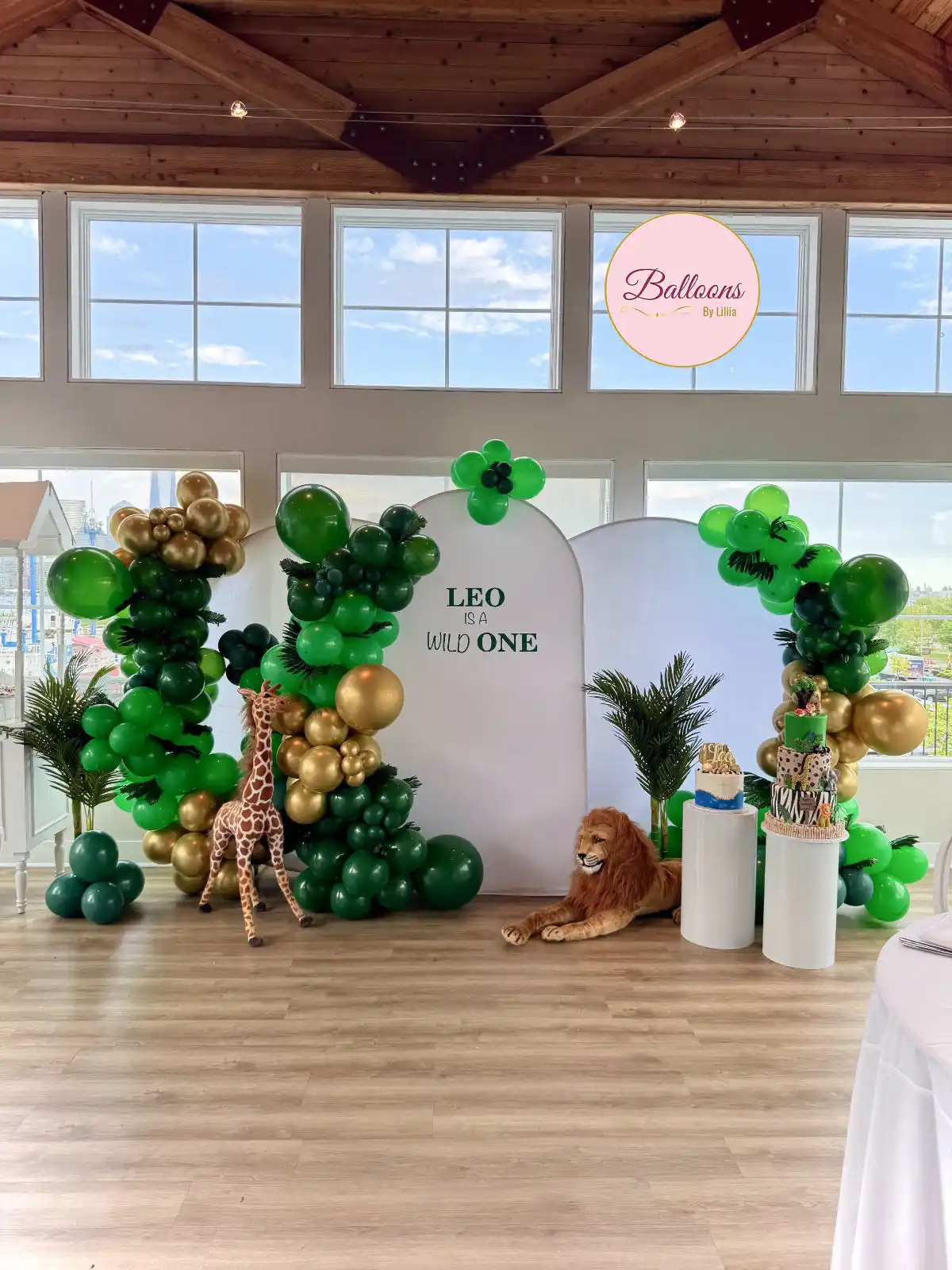 wild one balloon garland for birthday party in Jersey City