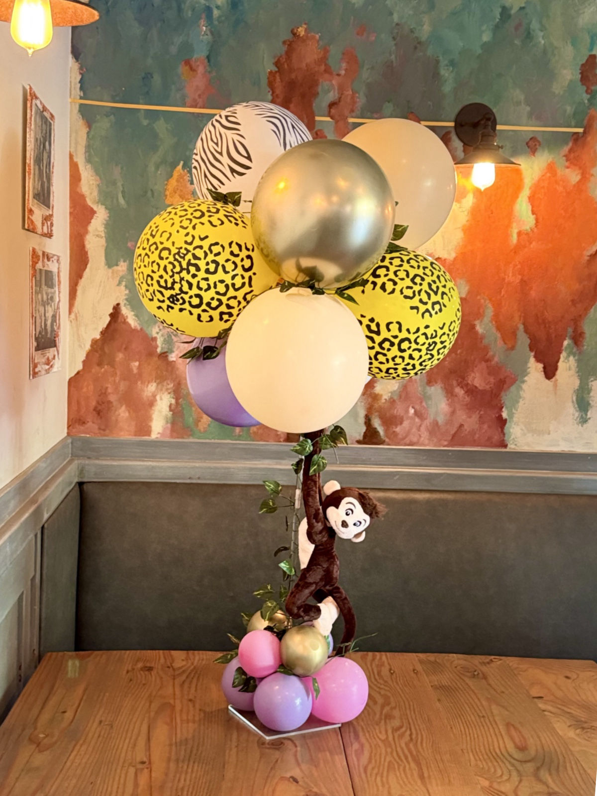 Monkey Balloon Centerpiece