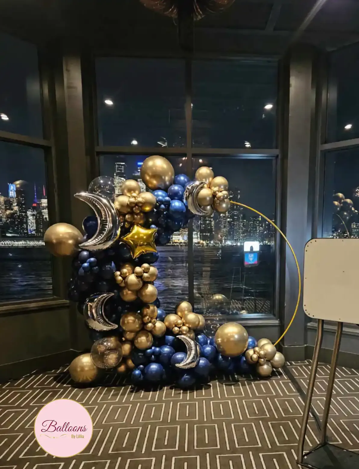 corporate event balloon branding setup NJ