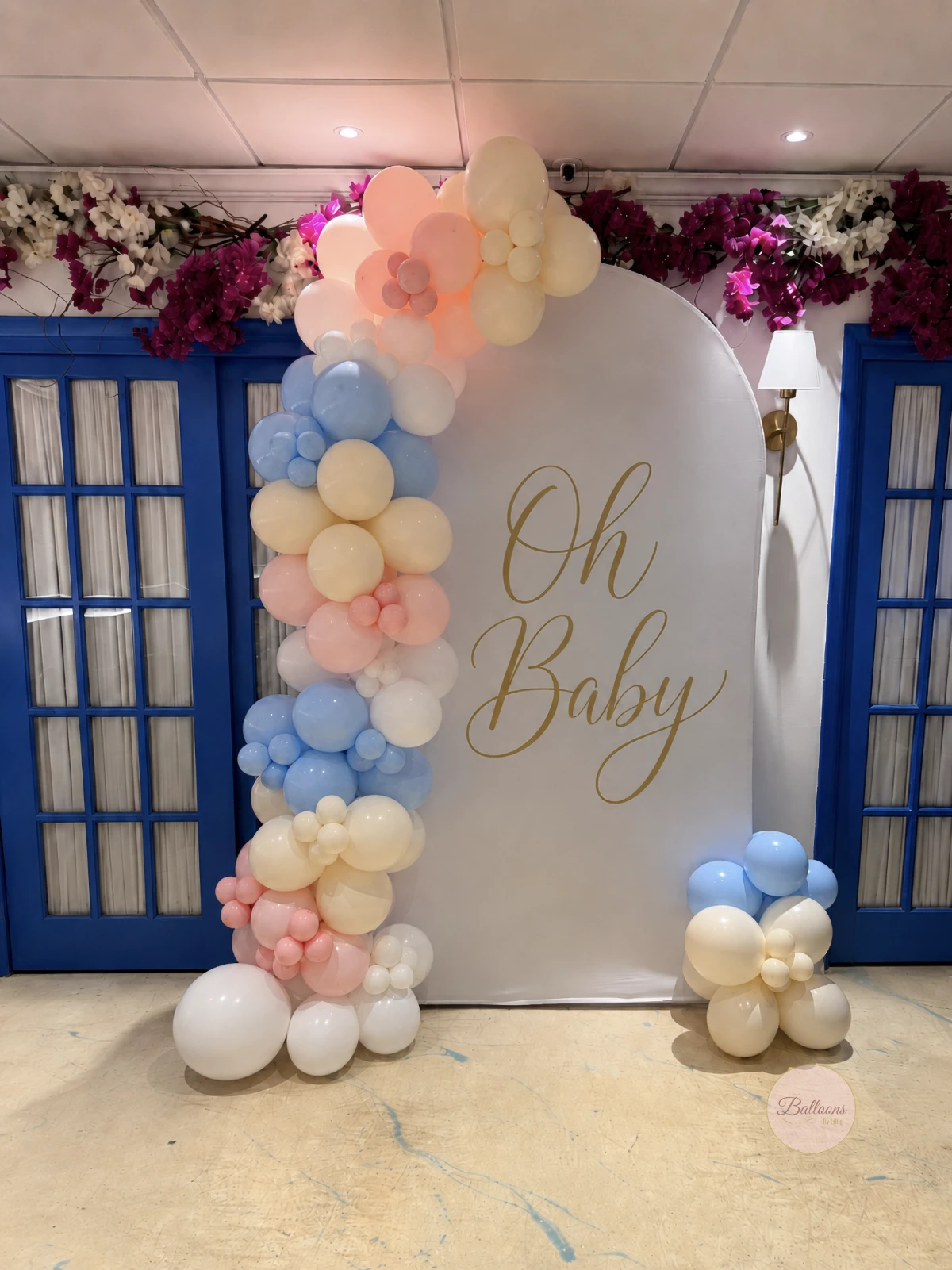 luxury balloon wall for event photo booth NYC