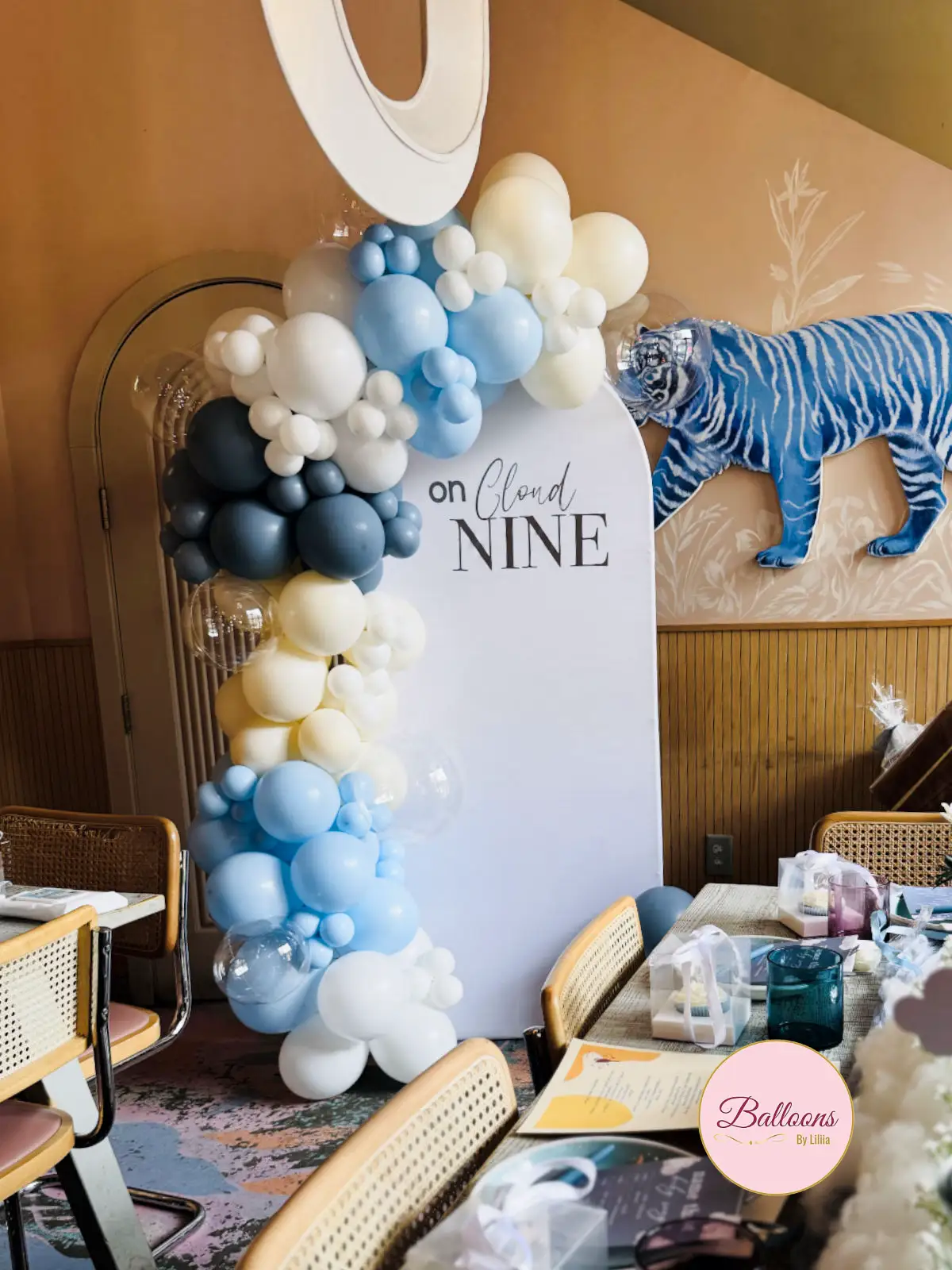 balloon decor for office celebration event NYC