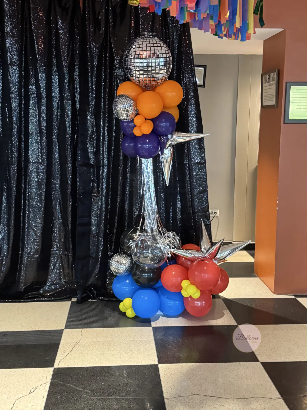 Corporate Balloon Decor Columns in NJ and NYC
