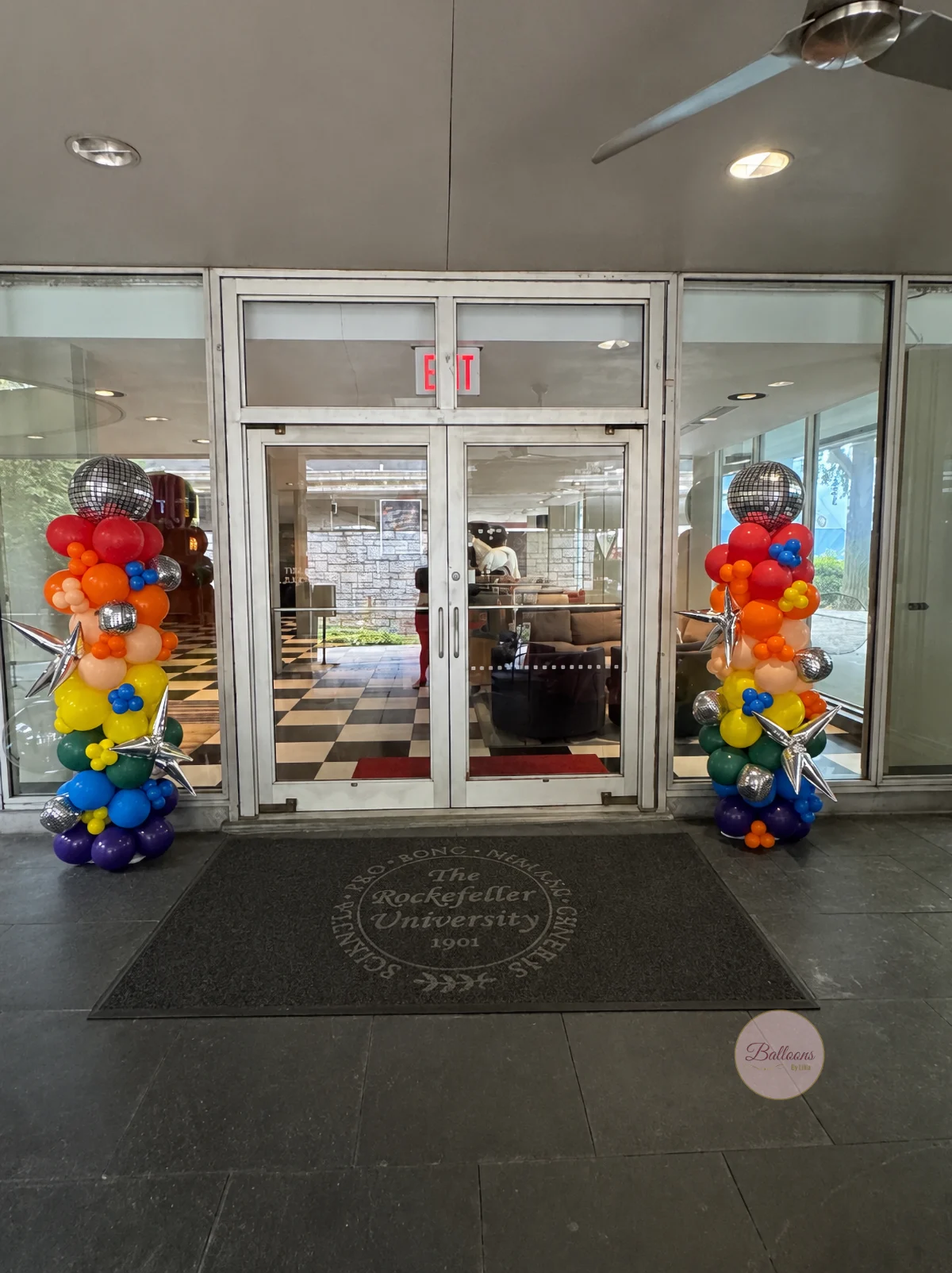 Corporate Balloon Decor Columns in NJ and NYC