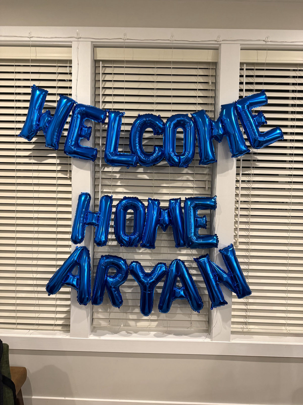 Balloon Welcome Home